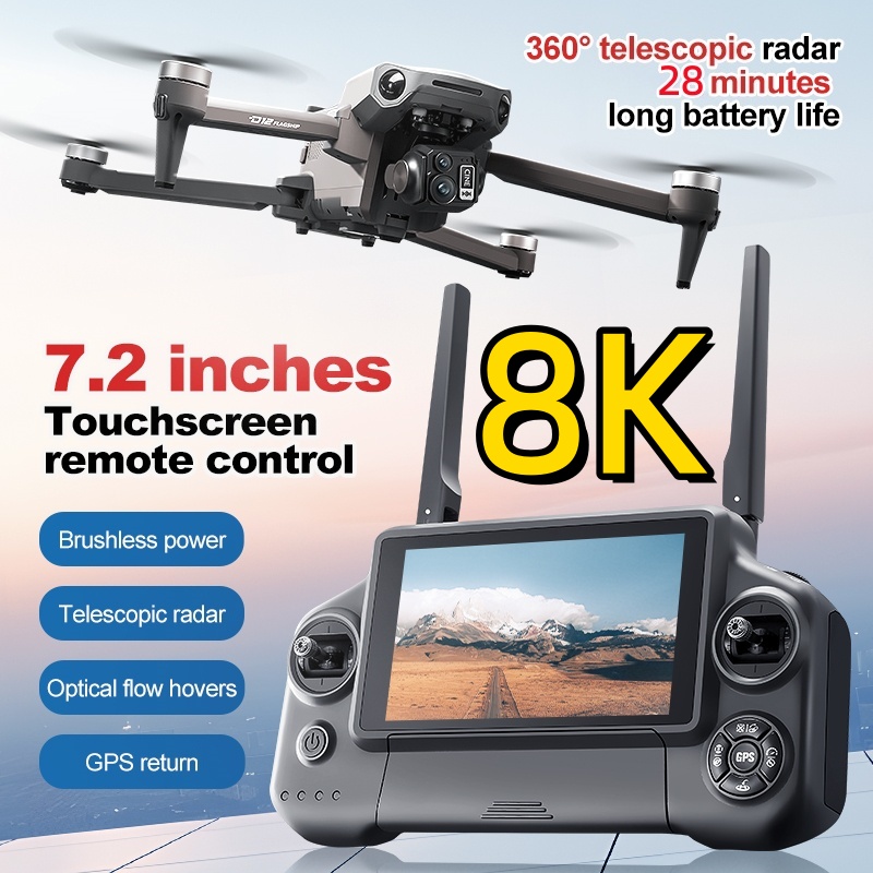 Drone Battery Box - Drone RC Quadricóptero 8K com Gimbal