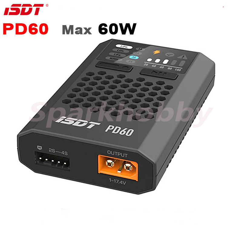 Drone Battery Smart - Isdt pd60 60w 6a carregador inteligente