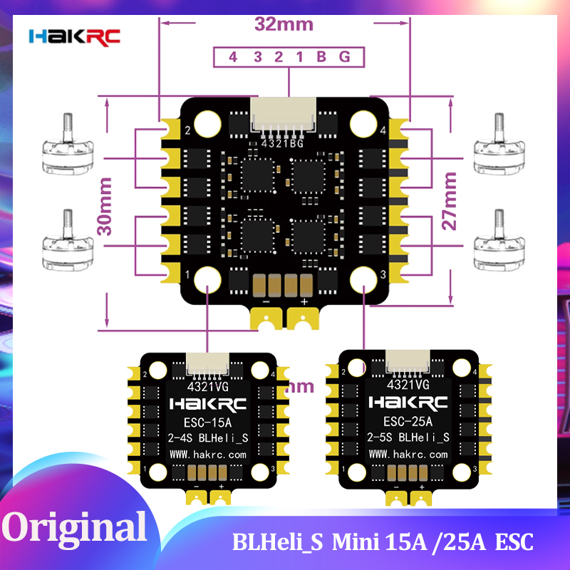 Drone Battery Box - HAKRC BLHeli_S Mini 15A 25A ESC