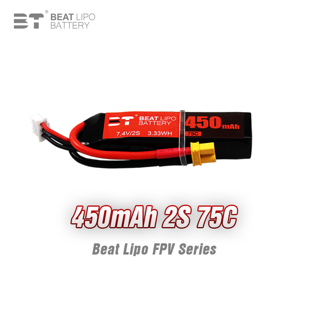 Bated 2s 7.4v 450mah 75c bater - Drone Battery Li-Ion avaliação e preço