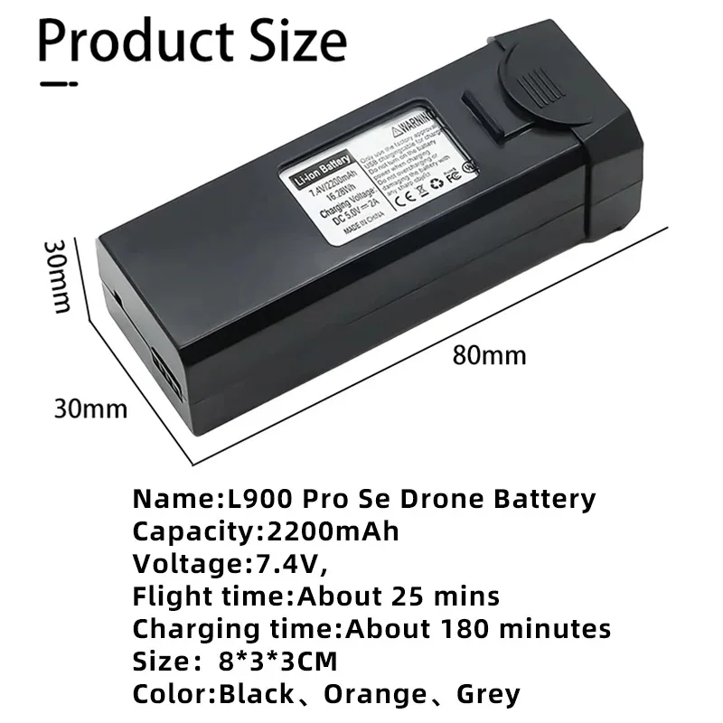 Bateria L900 PRO SE Max Drone, - Drone Battery Li-Ion avaliação e preço