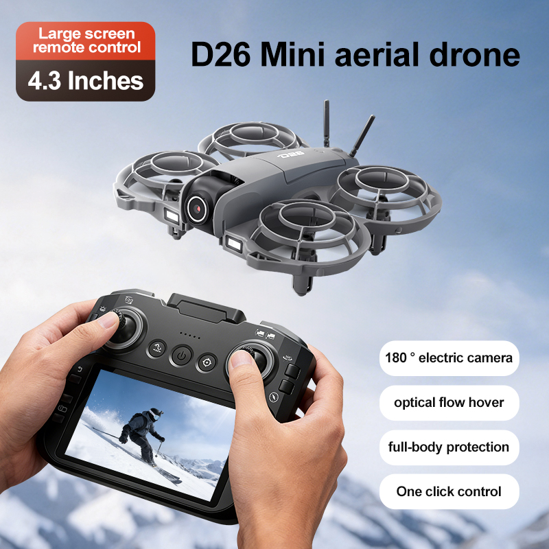 Drone D26 4K Aéreo HD 180 °    - Drone Battery Box avaliação e preço