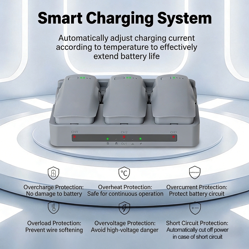 Carregador Rápido de 65W, Hub  - Drone Battery Smart avaliação e preço
