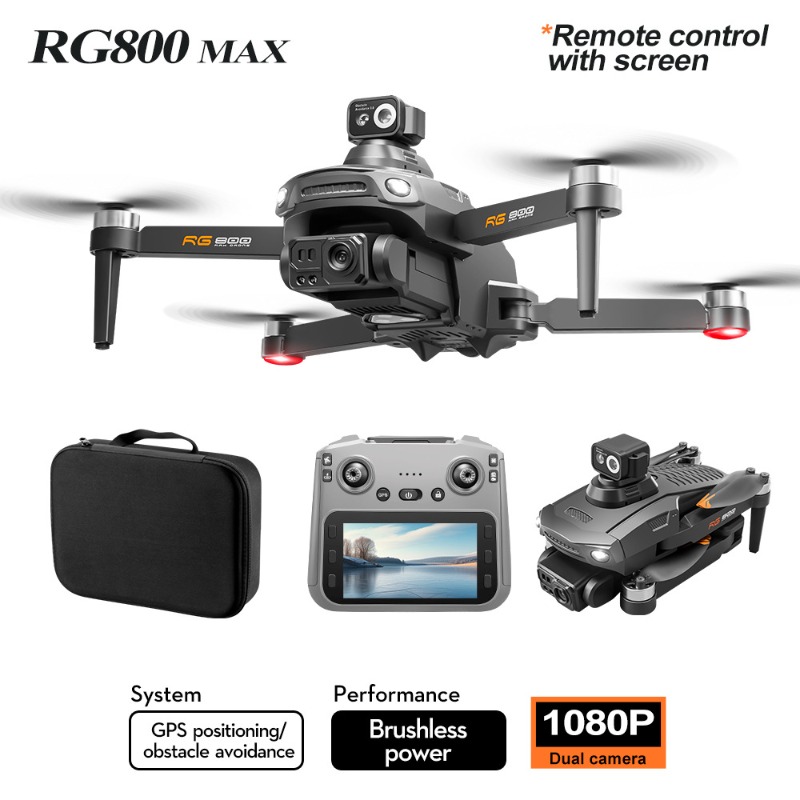 Novo drone rg800 max 1080p câm - Drone Battery Box avaliação e preço