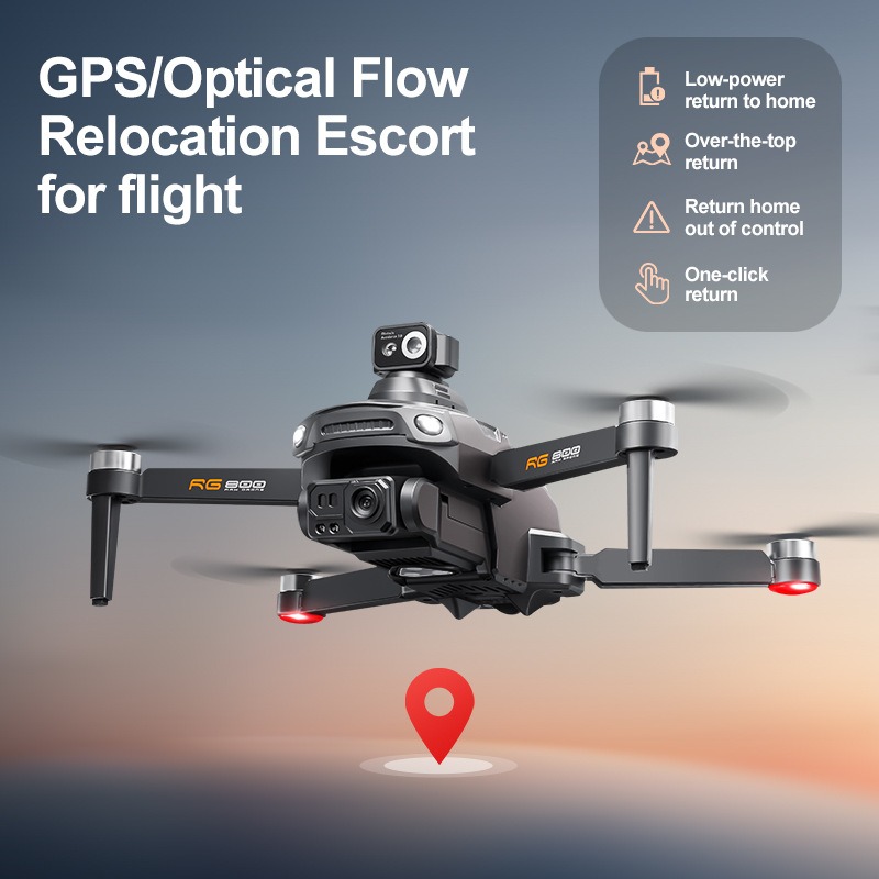 Novo drone rg800 max 1080p câm - Drone Battery Box avaliação e preço