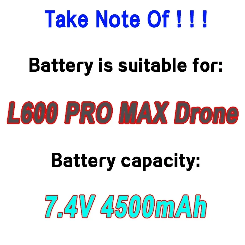 7.4v 4500mah L600 Pro Max Dron - Drone Battery Li-Ion avaliação e preço