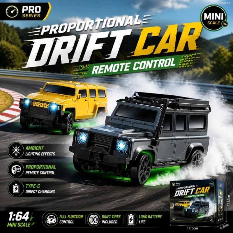 Carro de Corrida RC 1/64 com C - Drone Battery Alarm avaliação e preço