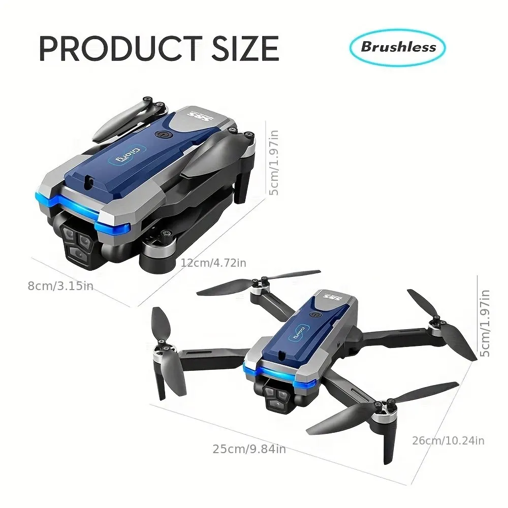 Dobrável RC S8S GPS Drone, 5G  - Drone Battery Box avaliação e preço