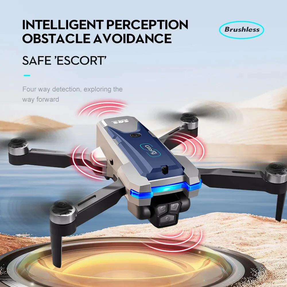 Dobrável RC S8S GPS Drone, 5G  - Drone Battery Box avaliação e preço