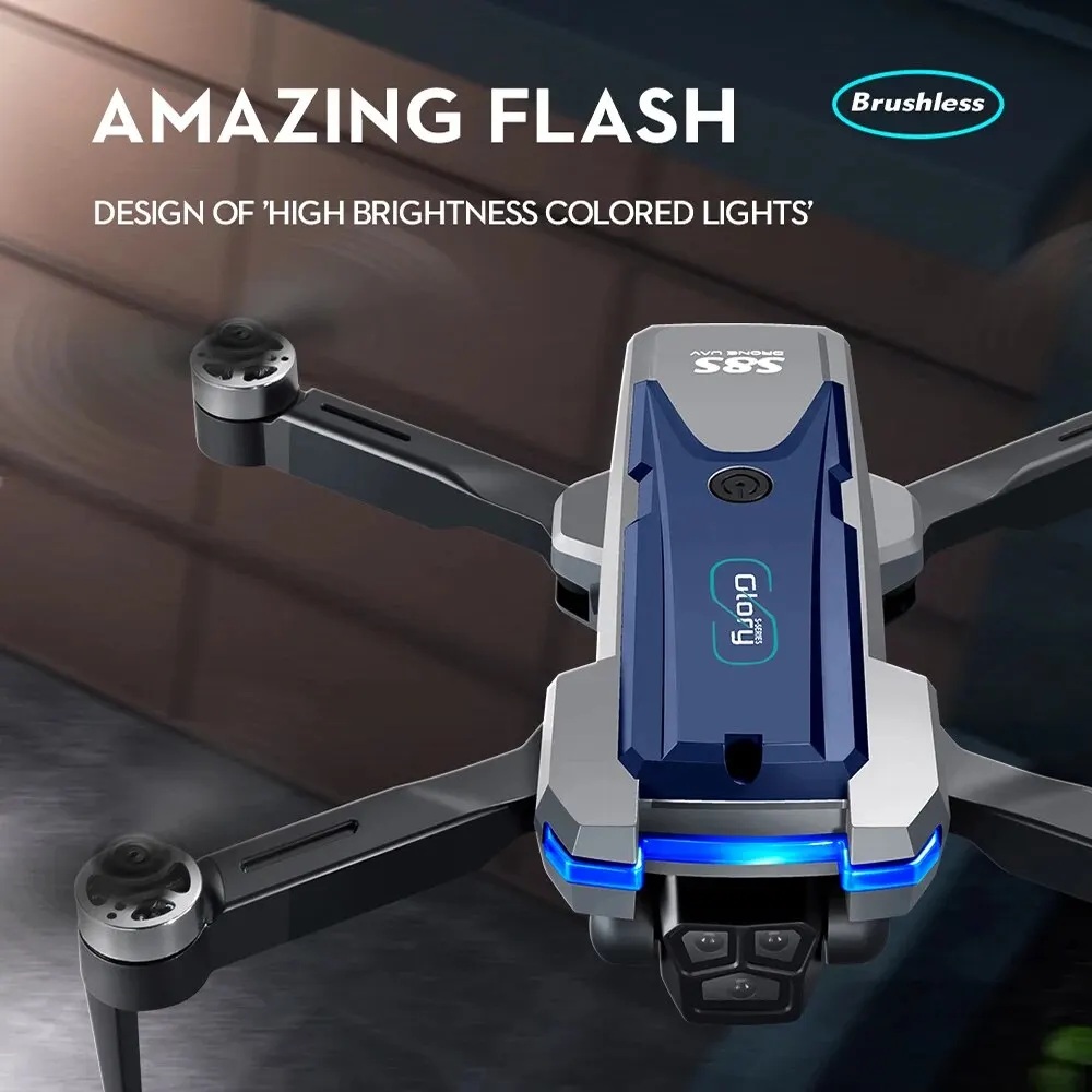 Dobrável RC S8S GPS Drone, 5G  - Drone Battery Box avaliação e preço